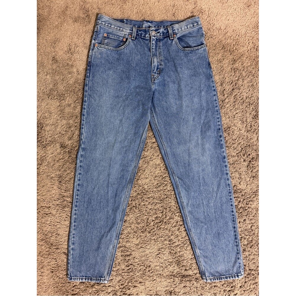 Levi's Men's 550 Relaxed Straight Leg Jeans Medium Stonewash size 34 x 34 Casual